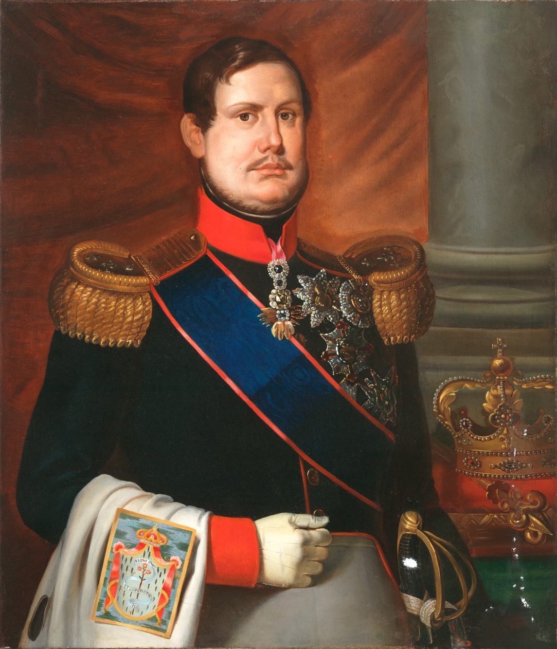King Ferdinand II, among the benefactors of the Foundation, depicted wearing the Archconfraternity's insignia